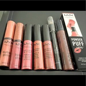 🆕 8 Piece NYX lip assortment, sealed in plastic, NYX most coveted shades💋💄👄
